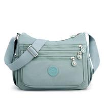 Messenger Bag Causal Women Shoulder bag Multi Layer Nylon sac Female Crossbody bags Woman Crossbody Mother BAG bolso mujer purse žalia
