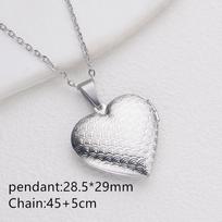 New Openable Photo Picture Locket DIY Valentine's Day Heart Locket Floral Heart