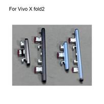 For Vivo X fold2 Power Volume Side Button For Vivo X fold 2 series On OFF Power Volume Up Down Side Key Switch Replacement Parts 2 in 1 black
