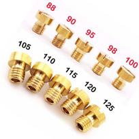 10Pcs M5x0.75mm Main Jets Set #88 #90 #95 #98 #100 #105 #110 #115 #120 #125 For Mikuni VM22 VM24 VM26 VM30 125cc 150cc 200cc 250 China Mainland