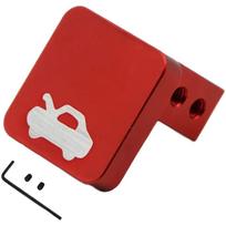 Aluminum Replacement Handle for For HONDA Civic 1996 to 2011 Hood Release Latch Control Fits Multiple For HONDA Models raudona