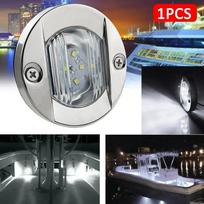2.95   Led Round Marine LED Transom Mount Stern Anchor Navigation Light Waterproof Boat Marine Lights Stern Light balta