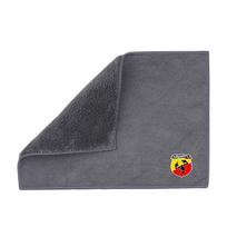 Microfiber Car Towel Super Absorbency Cleaning Care Cloth For Fiat Abarth 500e Panda Tipo FR Argo Freemont Viaggio Bravo Punto pilka