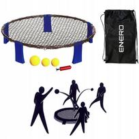 Gra Smash Ball 3X Piłki Gumowe Siatka 90Cm +Pompka