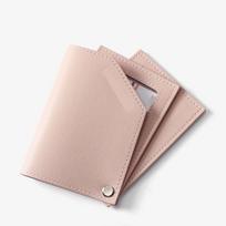 1pcsMini card bag for women, ultra-thin and compact, cute student card holder, simple card holder, solid color soft leather card