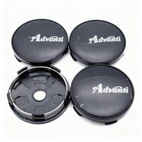 4 vnt. Advanti Racing logotipas Emblema Automobilio ratų centriniai dangteliai Išorinis skersmuo 60MM Spaustukai 56MM Ratų stebulės apsauga nuo dulkių Ratlankio dangteliai Automobilio aksesuarai Advanti Badge&4pcs T60 Wheel Cap