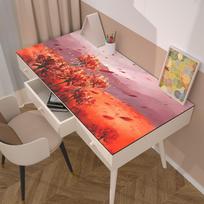 1pcs Leather desk mat, desk mat, student and children's waterproof, oil resistant, odorless, office specific tablecloth desk mat Small