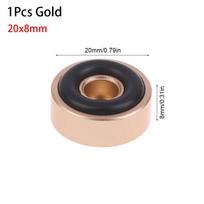 1/4Pcs Aluminum Alloy Speaker Spikes Stand Absorb Shock Isolation Feet Pad 20x8mm HIFI Amplifier Base Feet