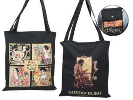 Torba Na Ramię Materiałowa Gustav Klimt Kolaż Malarstwo Prezent Dla Niej