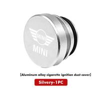 For MINI 1/2PCS Car Logo Cigarette Lighter Dust Plug Button Socket Protective Cover Countryman Clubman Cooper One JCW R56 R50