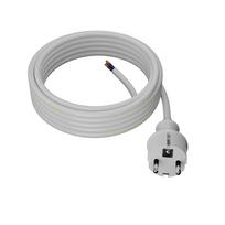 Kabel Zasilający Przewód Z Wtyczką Prostą 4M 3X1,5Mm2 16A Ip44 Biały