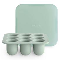 Mushie šviežio maisto šaldymo mini-formelės Cambridge Blue, melsvos