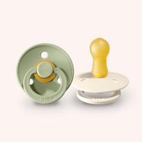 BIBS Colour čiulptukai Sage / Ivory nuo 18mėn, 2 vnt (pažeista)