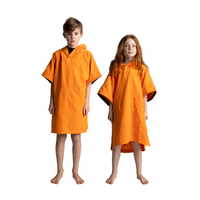 RED vaikiškas mikropluošto pončas - rankšluostis (Oranžinis)