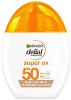 Priemonė įdegio priežiūrai veidui Garnier Delial Super UV With Color SPF50, 40 ml