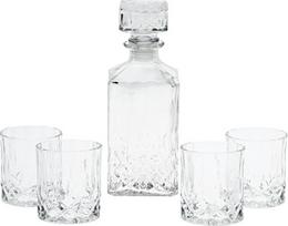 Viskio stiklinių komplektas Excellent Houseware YE7300760, stiklas, 0.9 l, 5 vnt.