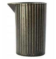 Puodelis pienui Verlo Plisse, 300 ml, pilka sp., keramika