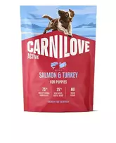 Carnilove Active Salmon - Turkey Puppy sausas maistas šuniukams : Pakuotė - 12 kg