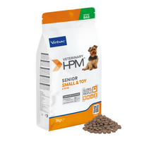 Virbac Veterinary HPM Senior Dog Small & Toy Dog sausas pašaras pagyvenusiems mažų veislių šunims - 1.5 kg