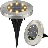 SAULĖS ENERGIJA ĮKRAUNAMAS 8 LED SMD ŠVIESTUVAS ĮSTATOMAS Į ŽEMĘ 1VNT 1077512