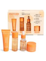 IDC INSTITUTE Veido prausiklis (25 g), tonikas (30 ml), serumas (18 ml), kremas (20 g) su vitaminu C