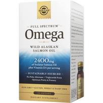 Solgar Full Spectrum Omega Wild Alaskan Salmon Oil 120 softgels