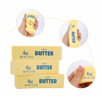 Antistresinis squishy žaislas - sviesto kubelis / salted butter