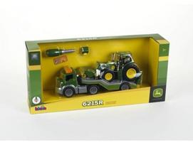 KLEIN John Deere apsisukantis traktorius su priekaba 3908