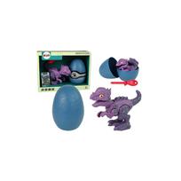 Dinozauro Stygimoloch rinkinys su kiaušiniu DIY atsuktuvu Violetinė