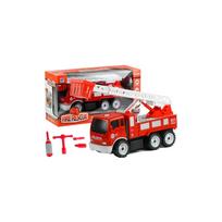 "Take-Apart Fire Rescue Truck" Mažasis mechanikas Ratų veržliaraktis Atsuktuvas