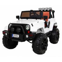 Elektromobilis Jeep All Terrain, baltas