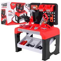 Vaikų kompaktiškos dirbtuvės 3+ "Little DIY" rinkinys 46 el. + įrankiai + priedai