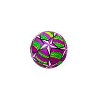 Guminis kamuolys "Bright Stars" violetinės spalvos 24 cm