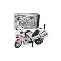 Metalinis motociklas žibintai skamba baltos raudonos geltonos linijos 1:12