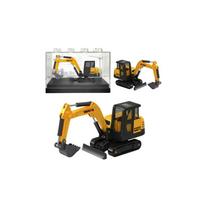 Kolekcinis "Huina Yellow" 1:80 metalinio ekskavatoriaus modelis
