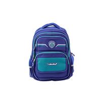 Vaikiška mokyklinė kuprinė su dirželiu ant krūtinės Navy Green 20L 38cm