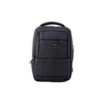Miesto verslo kuprinė su USB dirželiu ant krūtinės Juoda 26L 45cm