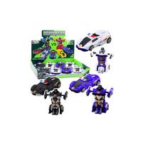 Automatinis robotas 2in1 Sporto policijos automobilis važiuoti mišinys