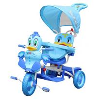 Vaikiškas triratis Duck Bike mėlynas