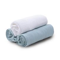 Muslino vystyklai BabyMatex 70x80 cm 3 vnt, melsva