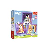 Dėlionė – 3-in-1 (20, 36, 50) – Susipažink su Bluey – Trefl 34895