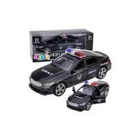 SWAT specialaus padalinio automobilis Atidaromos durys Žibintai Garsai Juodas
