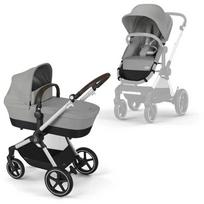 Universalus vežimėlis Cybex Eos Lux 2in1 BLK, Stone Grey