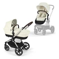 Universalus vežimėlis Cybex Eos Lux 2in1 BLK, Seashell Beige