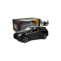 Nuotoliniu būdu valdomas Porsche Cayenne Turbo Rastar, juodos spalvos, 1:14