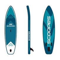 Mėlyna 320 cm ilgio SUP lenta „VELO“ su priedais