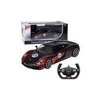 Nuotoliniu būdu valdomas automobilis Porsche 918 Spyder Performance RC, juodos spalvos, „Rastar“, 1:14