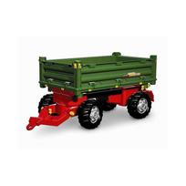 Dviejų ašių priekaba Rolly Toys RollyTrailer Multi, žalia