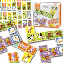 Medinis domino Ūkio žaidimas VIGA Montessori 28 vnt