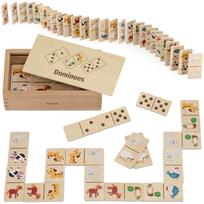 Medinis domino VIGA 2in1: gyvūnai ir skaičiai